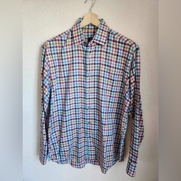 Robert Talbott Men's Button Down Long Sleeve Size Large - Picture 1 of 9